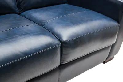 Theo Leather Loveseat