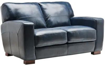 Theo Leather Loveseat