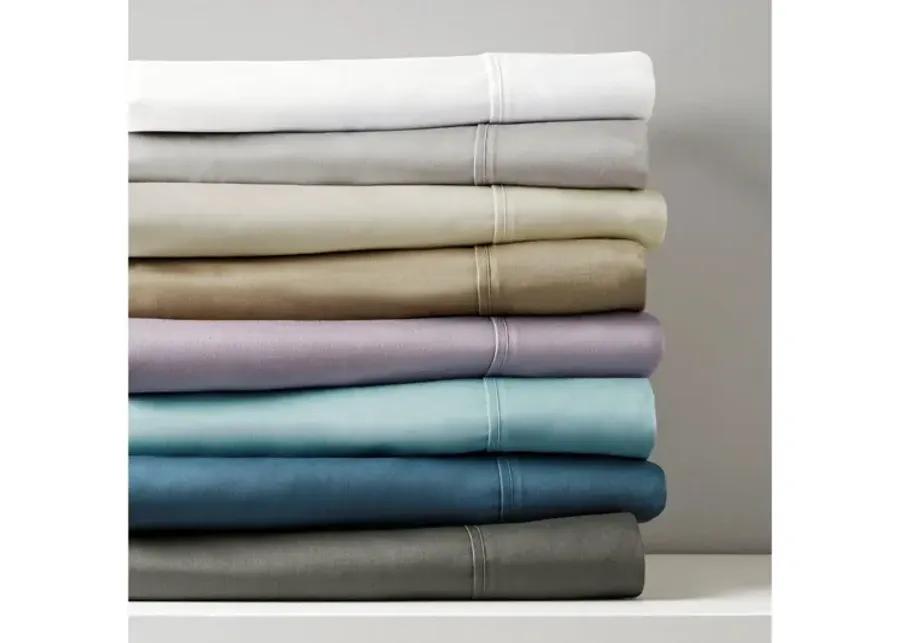 800 Thread Count Cotton Rich Sateen Queen Sheet Set in Khaki