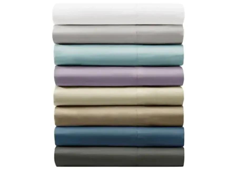 800 Thread Count Cotton Rich Sateen Queen Sheet Set in Khaki