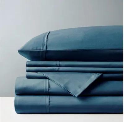 800 Thread Count Cotton Rich Sateen King Sheet Set in Teal