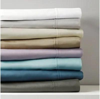 800 Thread Count Cotton Rich Sateen King Sheet Set in White