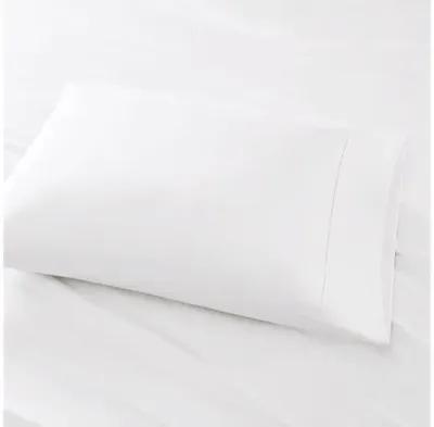 800 Thread Count Cotton Rich Sateen King Sheet Set in White