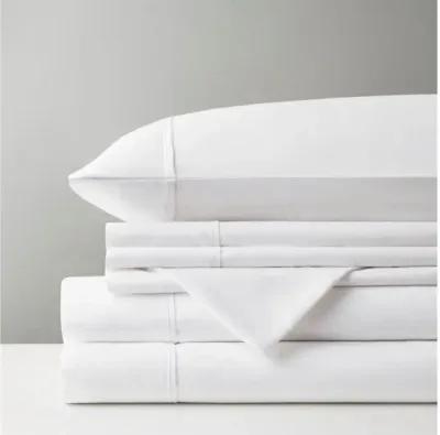 800 Thread Count Cotton Rich Sateen King Sheet Set in White