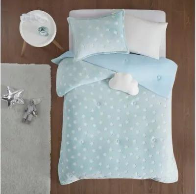 Quinny Glow In The Dark Plush Full/Queen Comforter Set