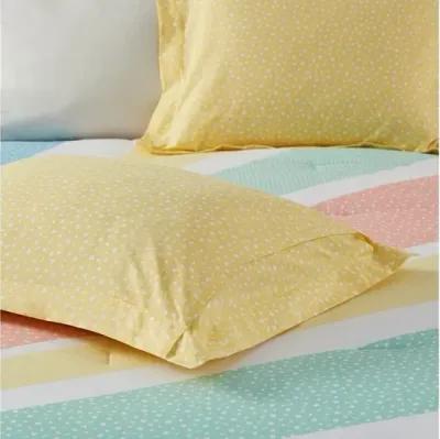 Rory Rainbow Sunburst Reversible Cotton Twin Comforter Set