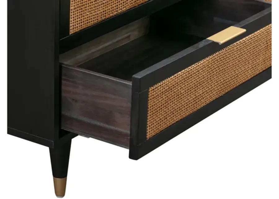 Sierra Noir 6 Drawer Dresser