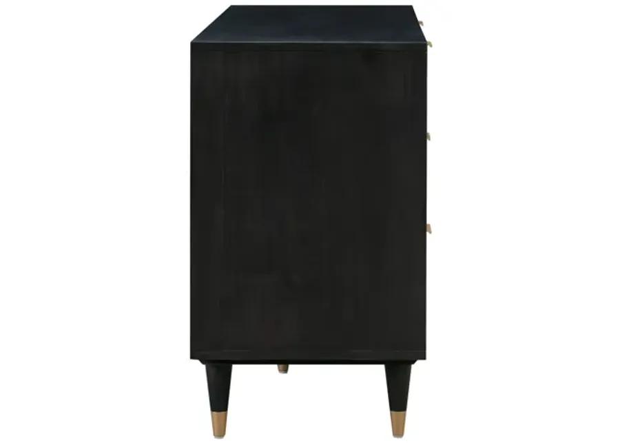 Sierra Noir 6 Drawer Dresser