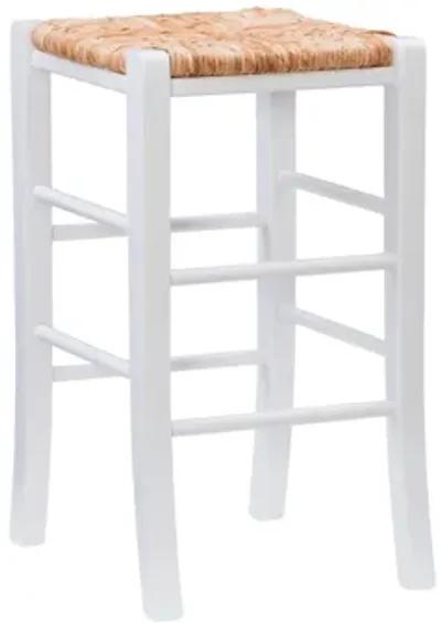 Venezia White Backless Counter Stool