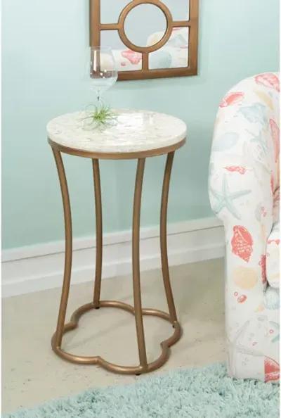 Capiz Accent Table