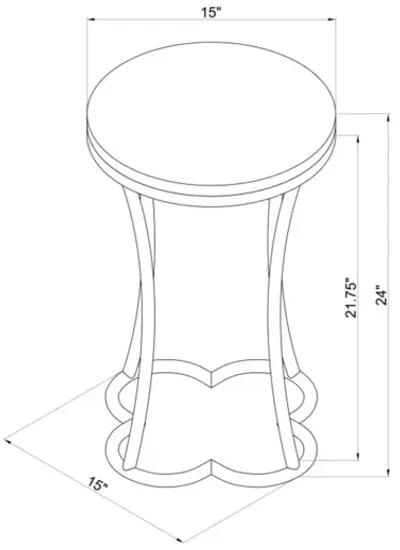 Capiz Accent Table