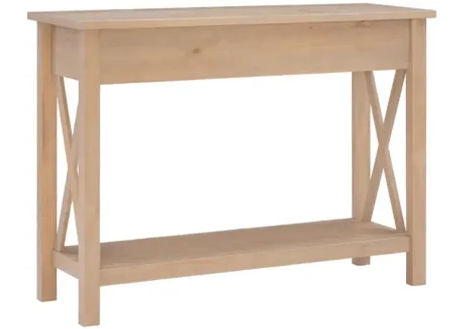 Dover Driftwood Console Table 2 Drawers