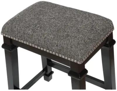 Kennedy Black Tweed Counter Stool