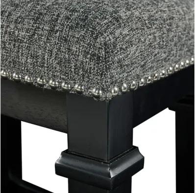 Kennedy Black Tweed Counter Stool