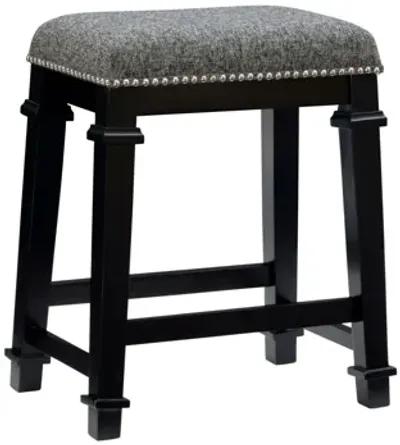 Kennedy Black Tweed Counter Stool