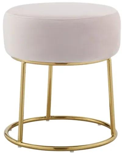 Bardot Pink Vanity Stool