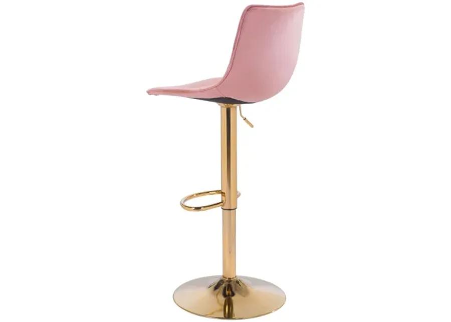 Prima Bar Chair Pink & Gold