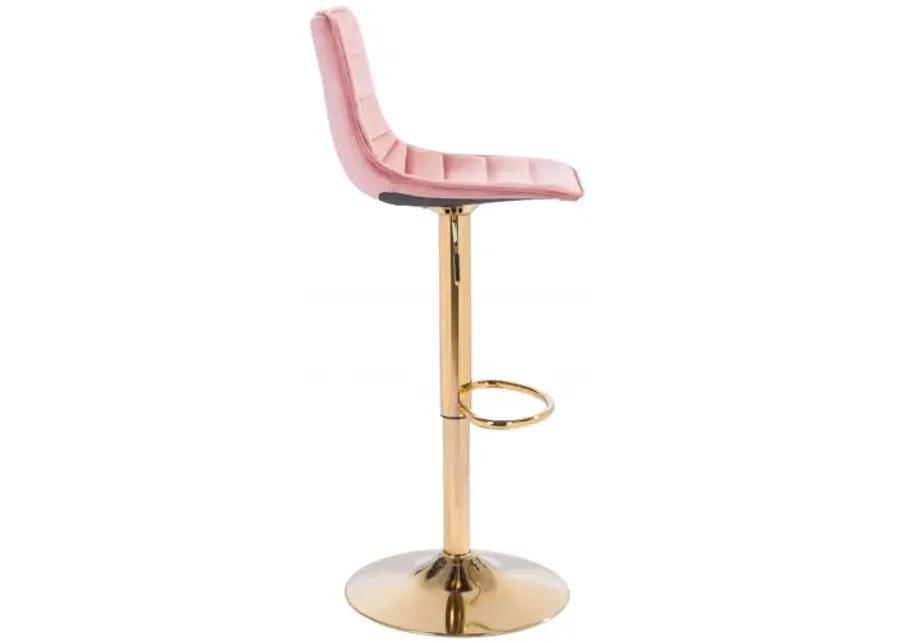 Prima Bar Chair Pink & Gold