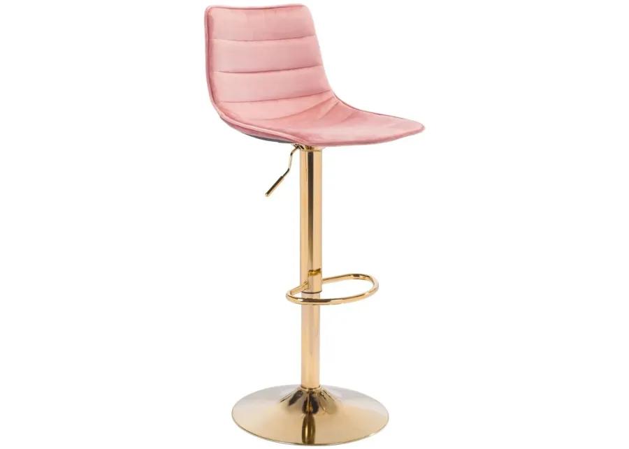 Prima Bar Chair Pink & Gold