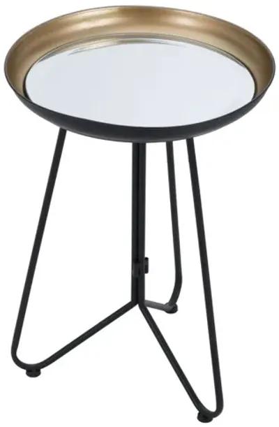 Foley Accent Table Gold & Black