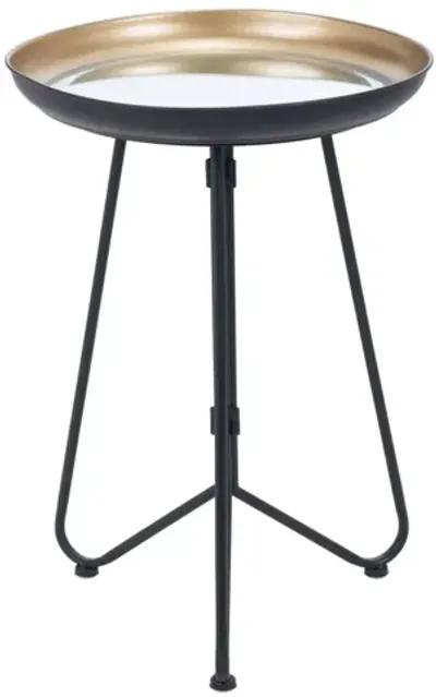 Foley Accent Table Gold & Black