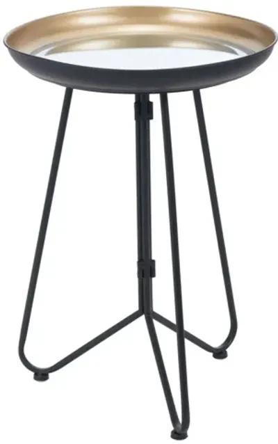 Foley Accent Table Gold & Black