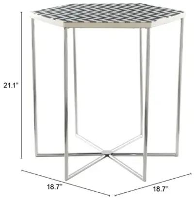 Forma Side Table Black & White