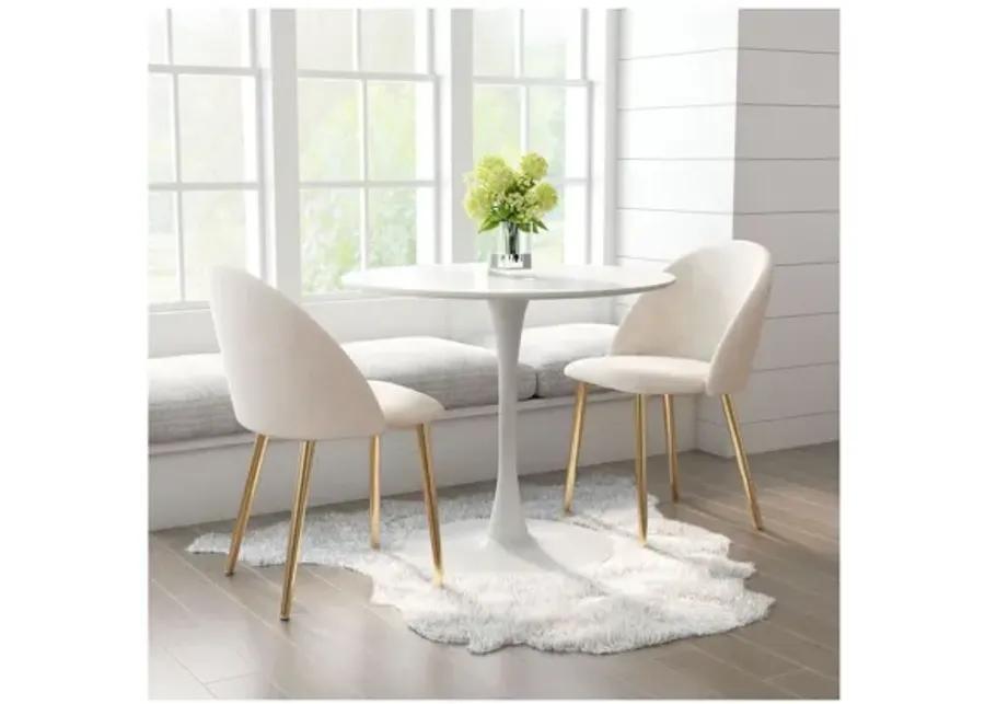 Cozy Dining Chair (Set of 2) Cream