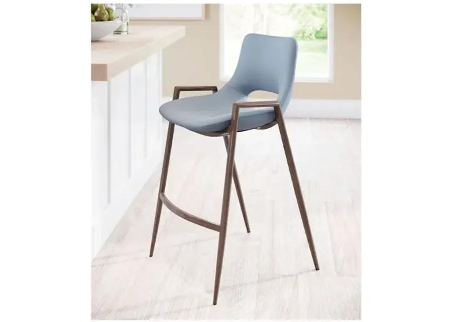 Desi Counter Chair (Set of 2) Gray