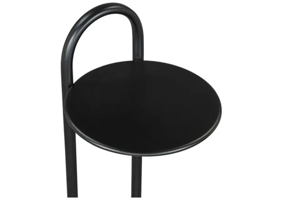 Christian Side Table Black & White