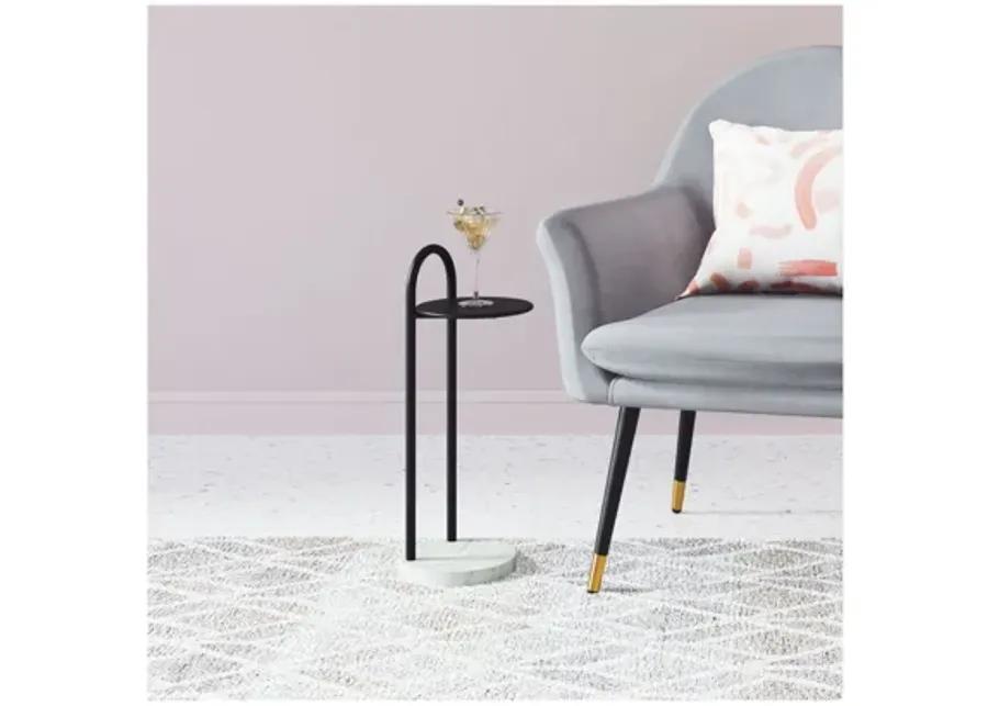 Christian Side Table Black & White