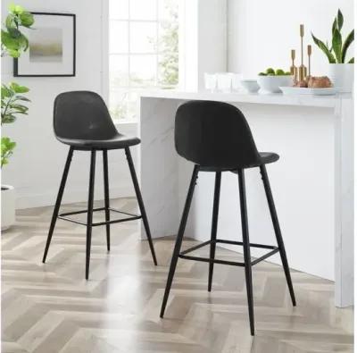 Weston Black Bar Stool Set