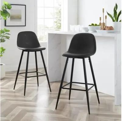 Weston Black Bar Stool Set