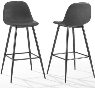 Weston Black Bar Stool Set