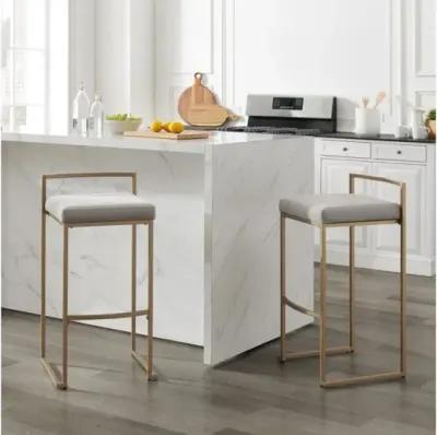 Harlowe Grey Bar Stool Set