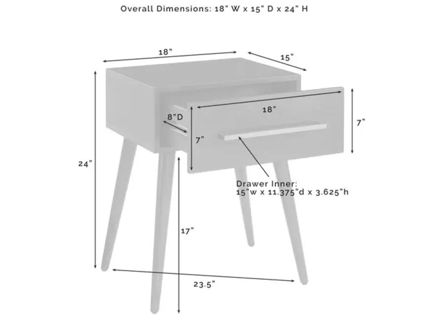 Everett Mahogany End Table