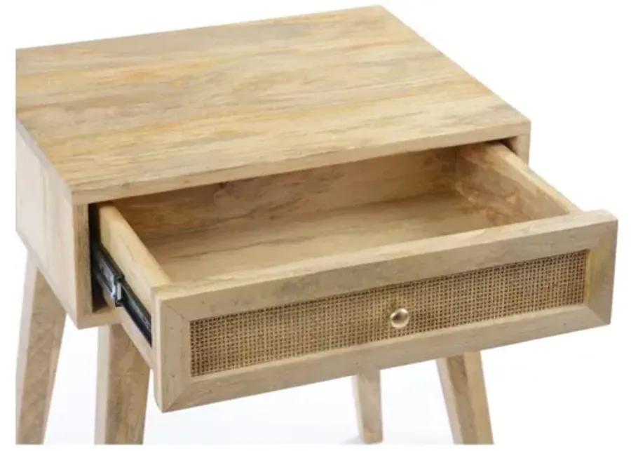 Reed Side Table Natural