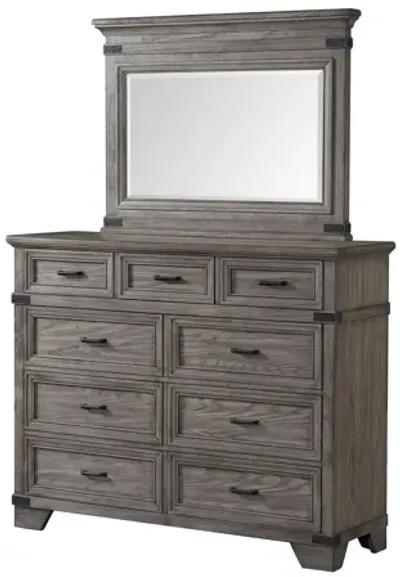 Forge Grey Dresser + Mirror