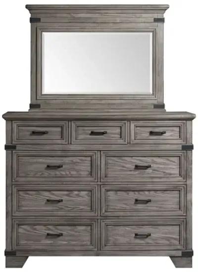 Forge Grey Dresser + Mirror