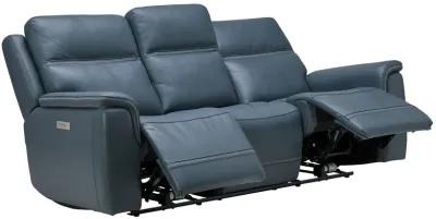 Stephen Triple Power Reclining Leather Sofa