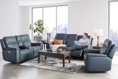 Stephen Triple Power Reclining Leather Sofa