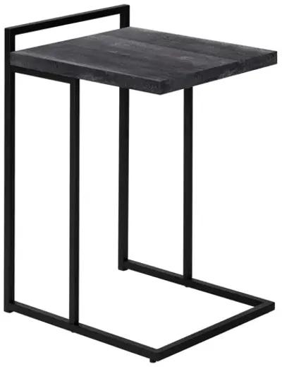 Black Reclaimed Wood Accent Table