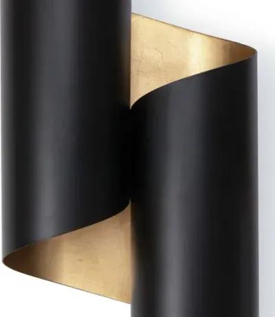 Folio Black and Gold Sconce by Regina Andrew