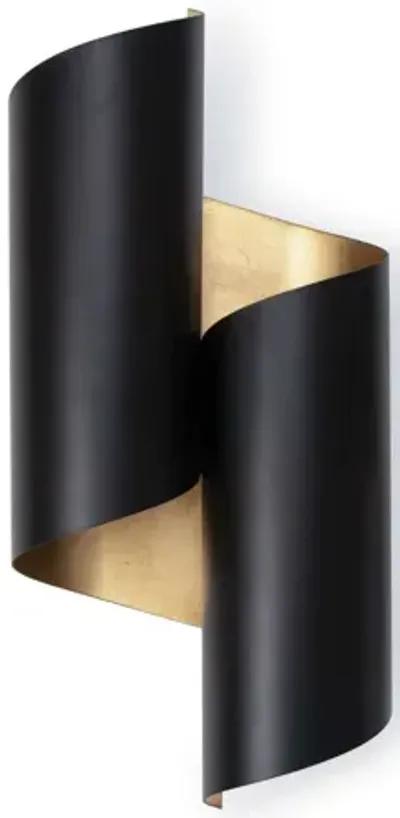 Folio Black and Gold Sconce by Regina Andrew