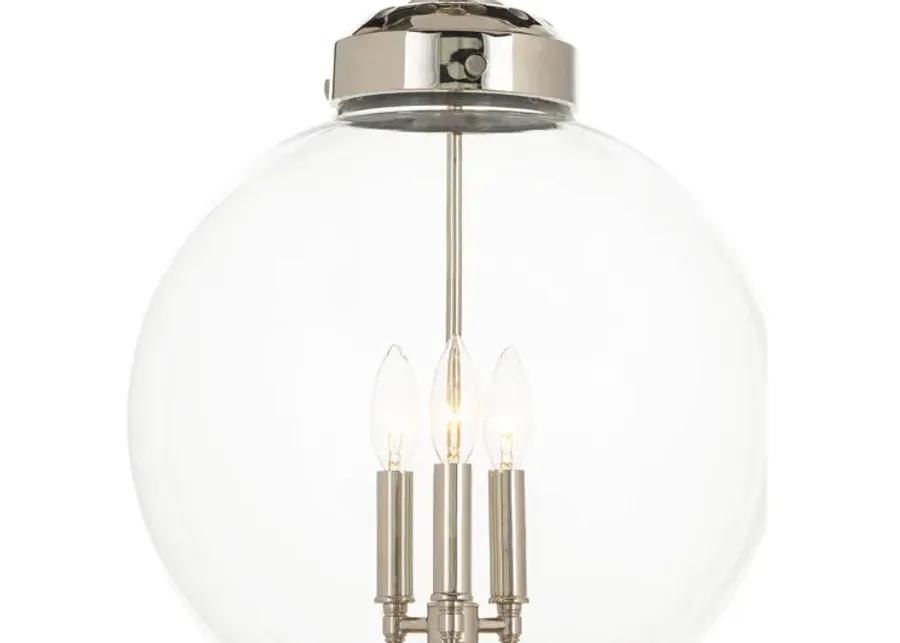 Globe Polished Nickel Pendant by Regina Andrew