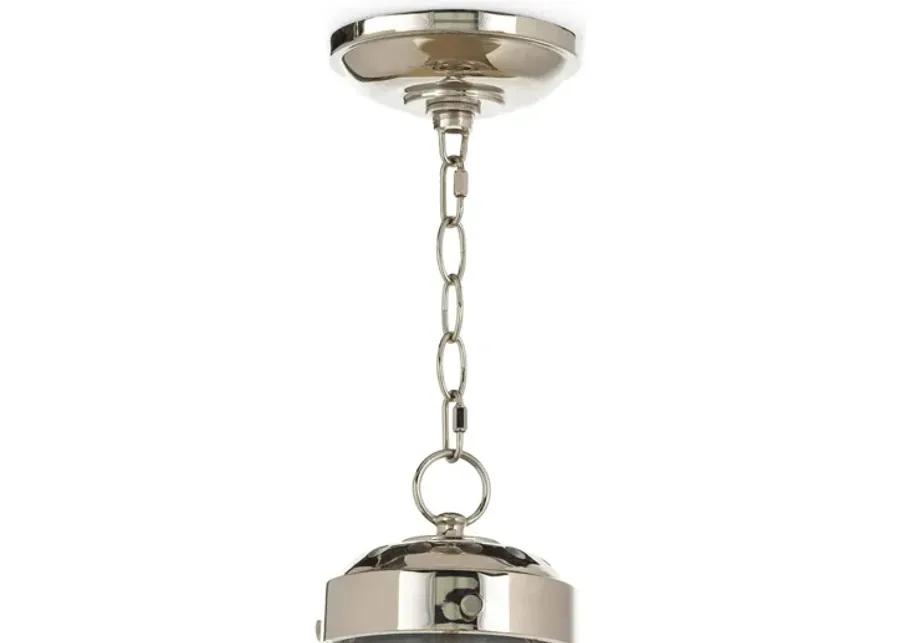 Globe Polished Nickel Pendant by Regina Andrew