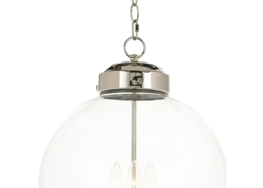 Globe Polished Nickel Pendant by Regina Andrew