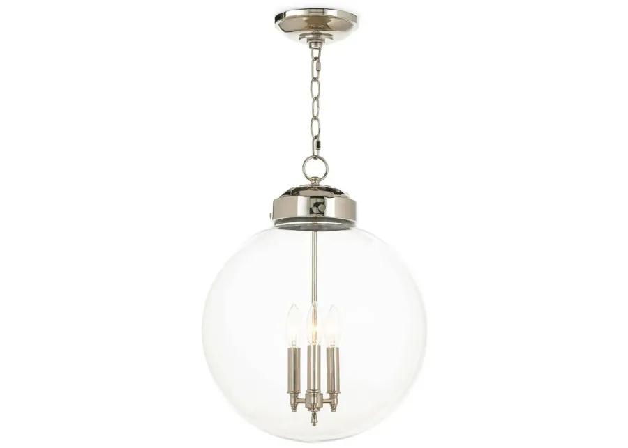 Globe Polished Nickel Pendant by Regina Andrew