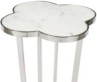 Polished Nickel Clover Table by Regina Andrew