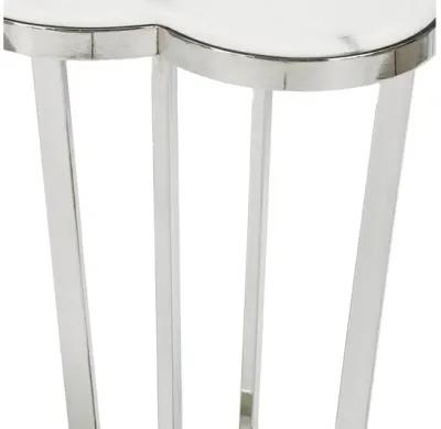 Polished Nickel Clover Table by Regina Andrew